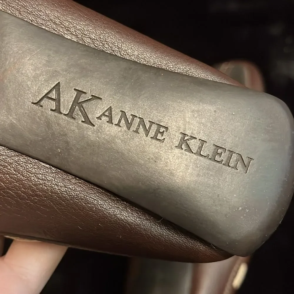 Anne Klein Leather Moccasin Casual Flats